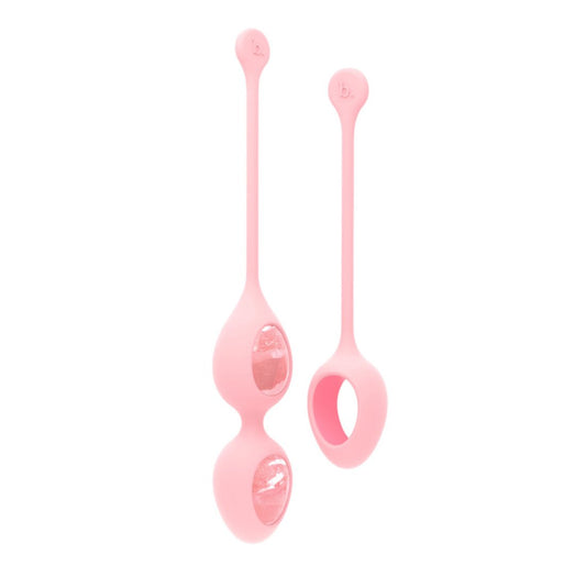 Biird Yonii 2 - Piece Rose Quartz Eggs Set - Allure Biird Yonii 2 - Piece Rose Quartz Eggs SetAllureAllure